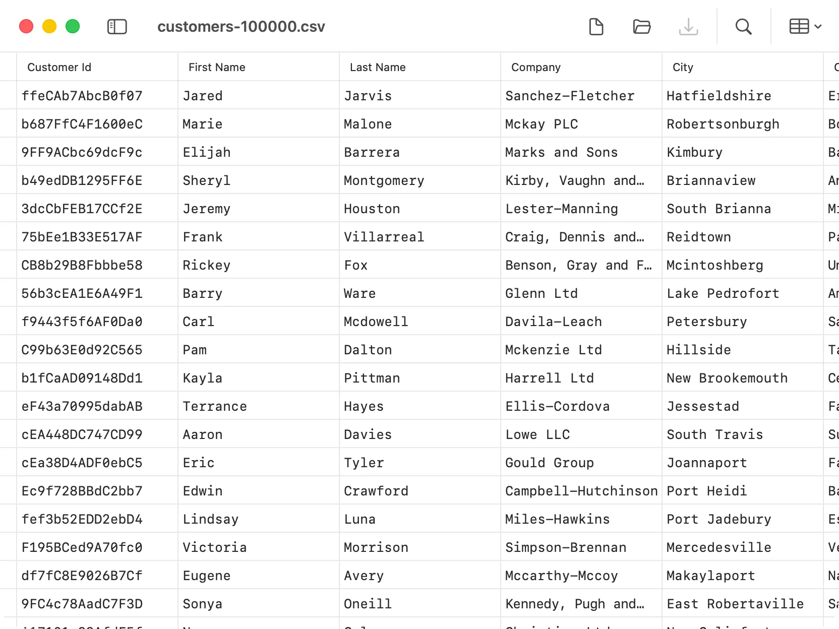 DevKnife CSV Editor