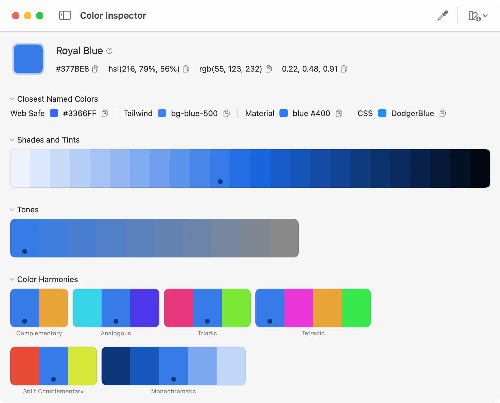 Color Inspector