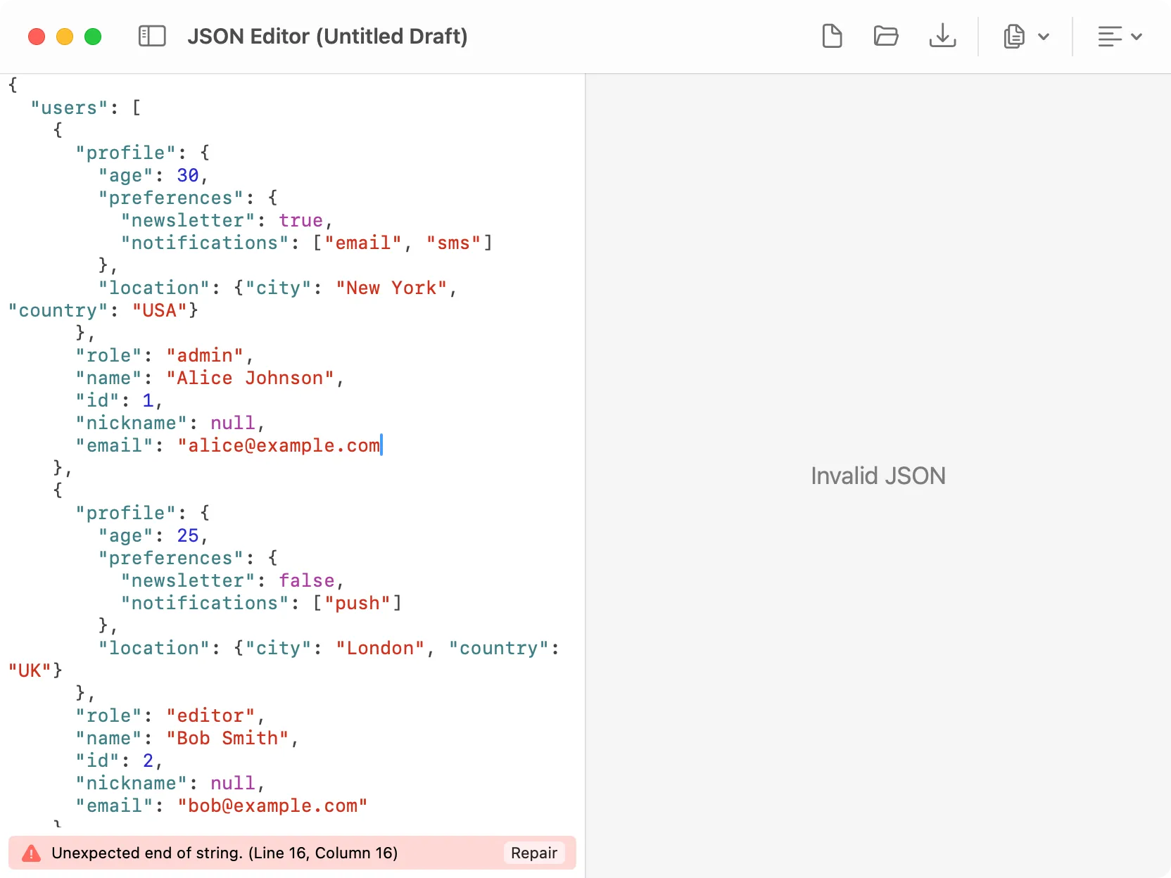 DevKnife JSON Editor