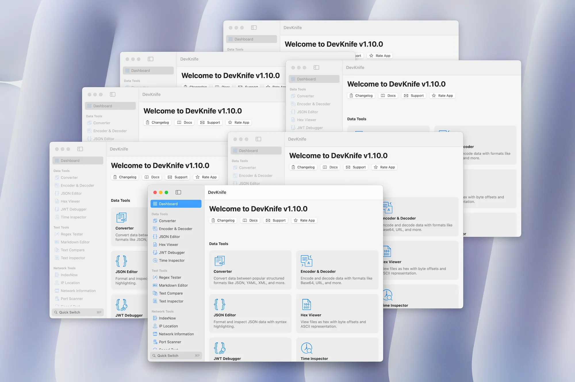 DevKnife multi-window